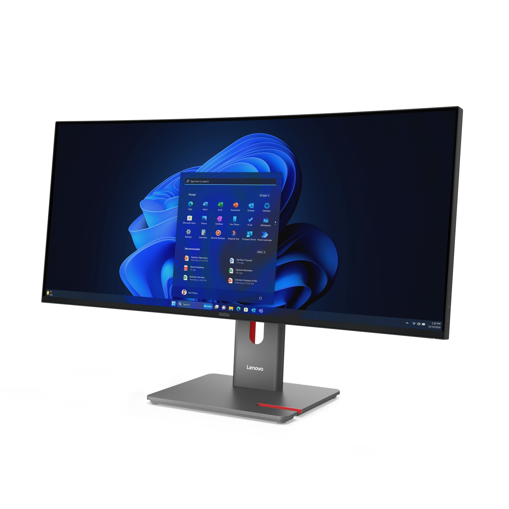 Lenovo расширяет линейку мониторов, выпуская ультраширокие