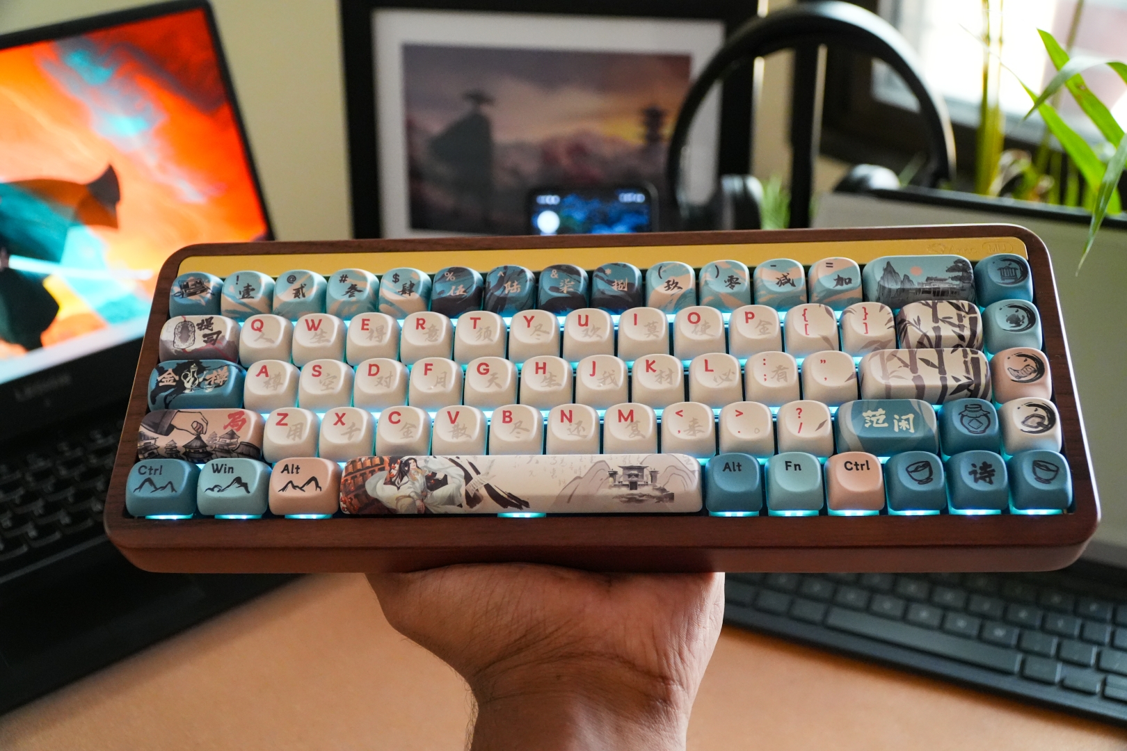 Akko MU01 Joy of Life Mechanical Keyboard (Image source: Abhinav Fating /Notebookcheck)