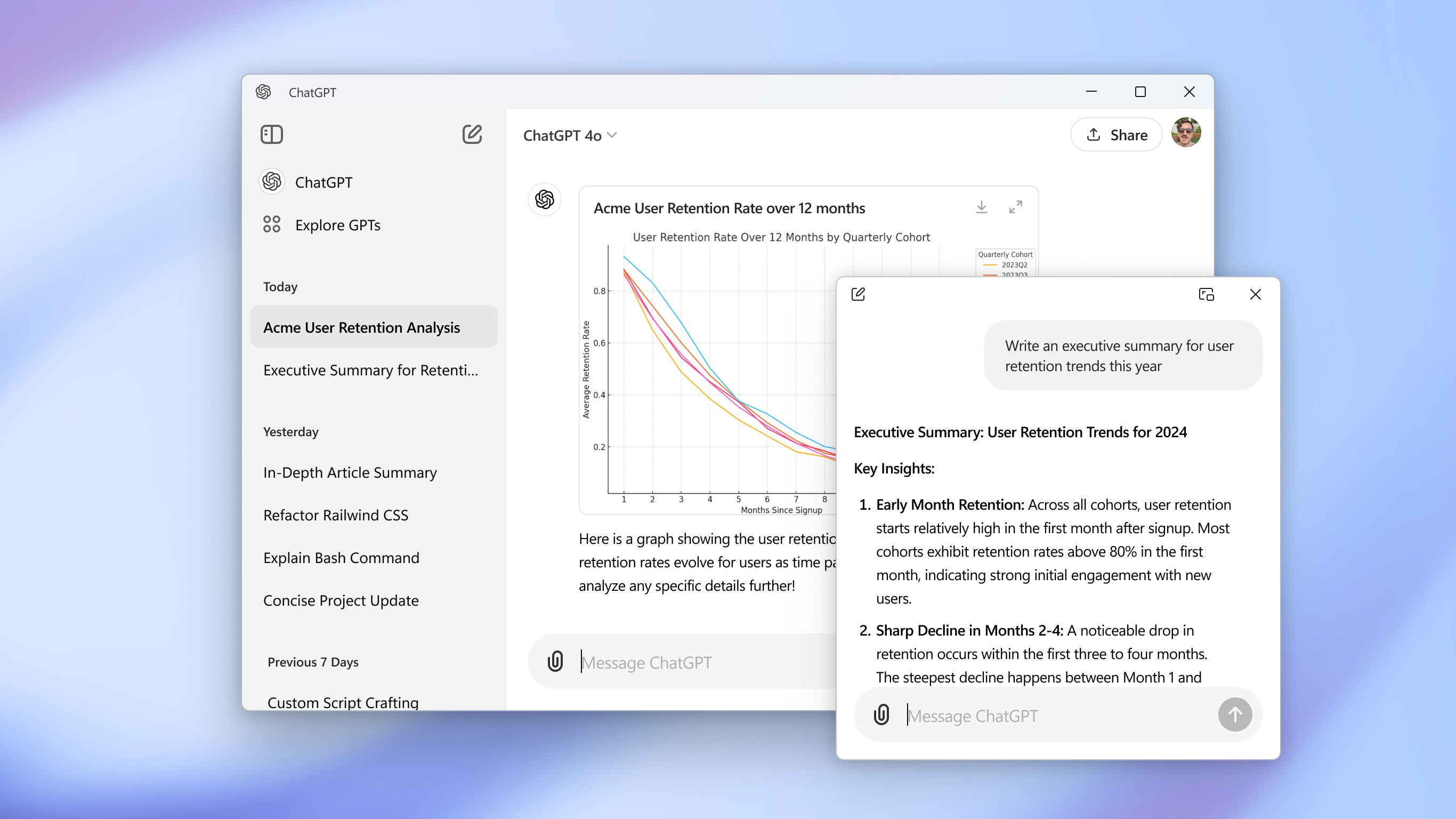 Приложение ChatGPT для Windows. (Источник изображения: Microsoft Store)