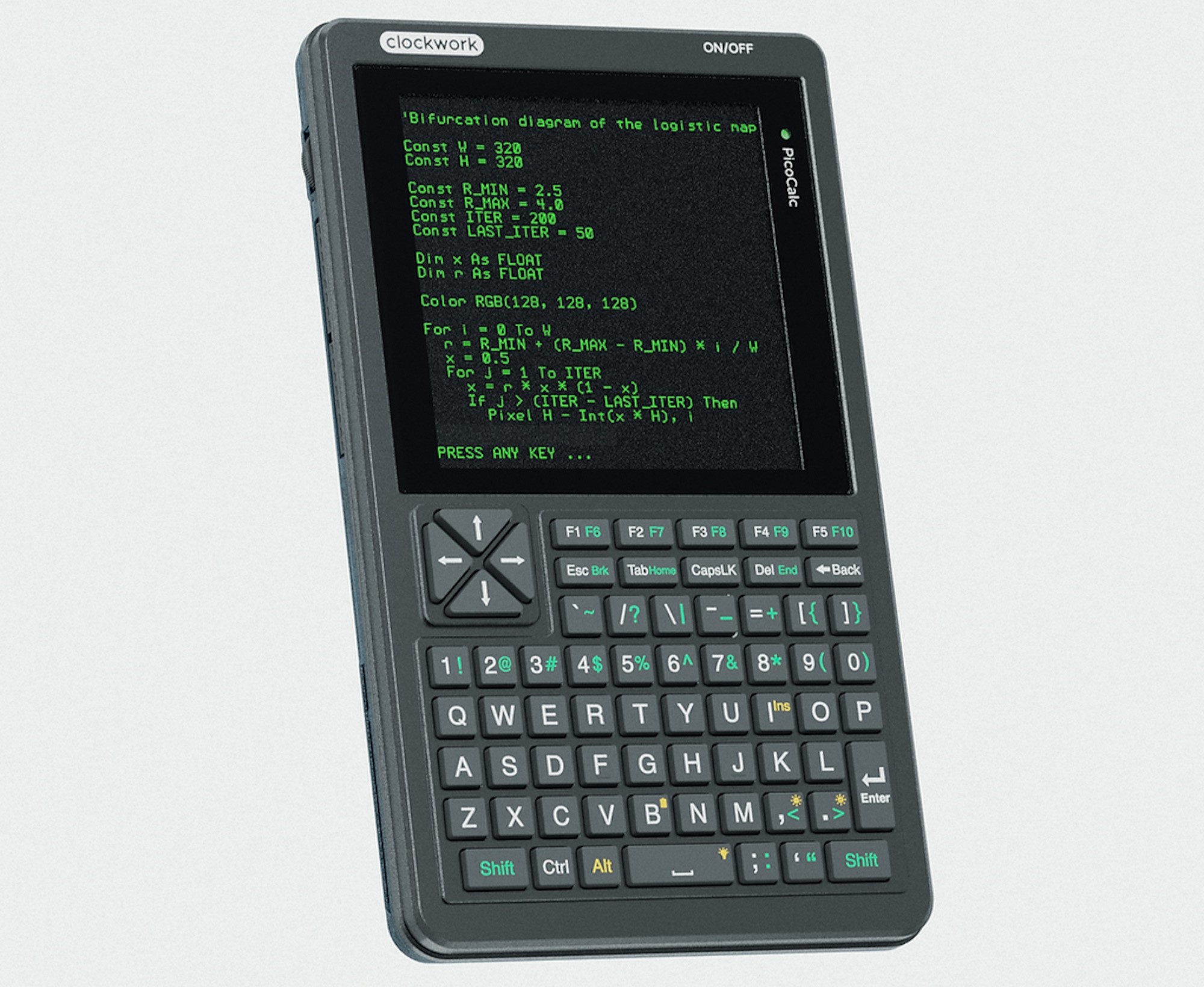 Clockwork PicoCalc(バッテリ、MicroPython化済み) PicoCalc: Новый карманный компьютер на базе Raspberry Pi- это