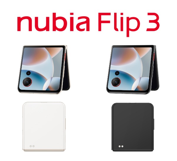 Дисплей Nubia Flip 3 имеет большую крышку, чем у его предшественников. (Источник изображения: Evan Blass)