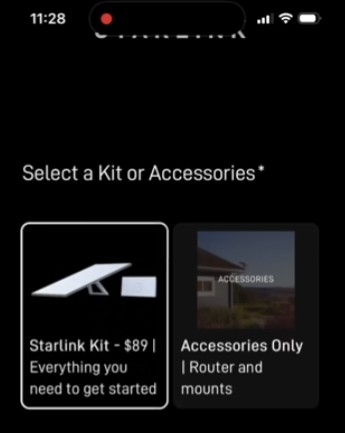 Торговый автомат Starlink для приготовления блюд.