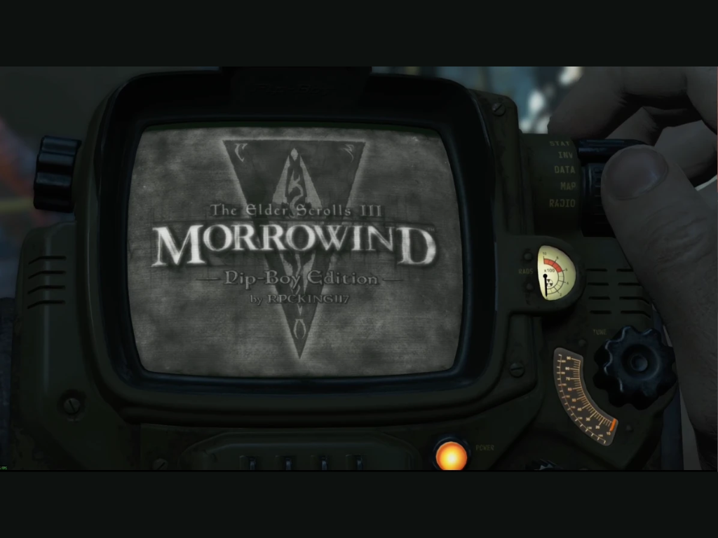 Моддер Fallout 4 перенес всю игру Morrowind на внутриигровой Pip-Boy ...