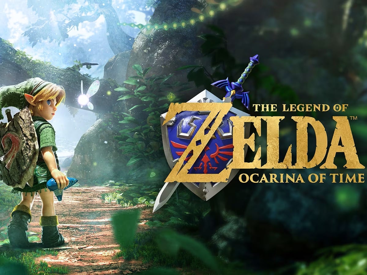 Официальный промоарт ремейка The Legend of Zelda: Ocarina of Time.