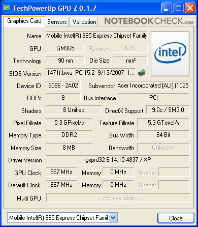 Intel gma x3100