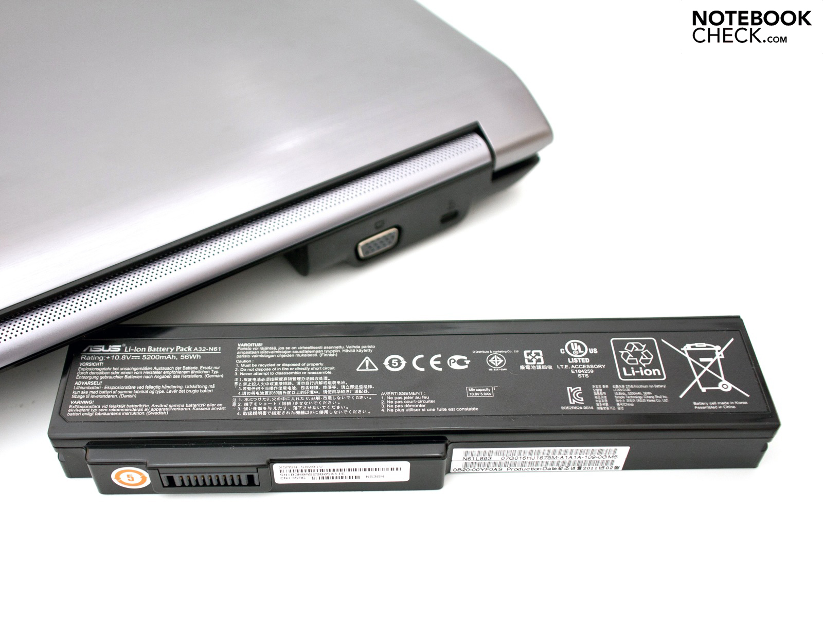 Аккумулятор на asus