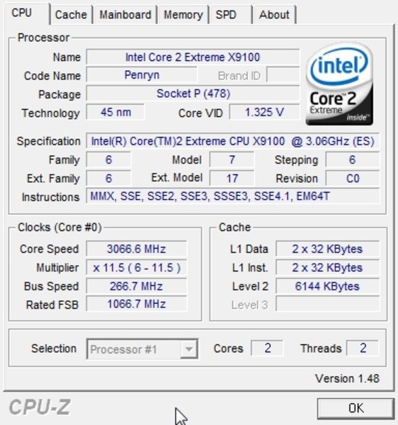 Cpu z частота памяти. Q9400 CPU Z. Quad q9400 CPU Z. Core 2 Duo t8300 CPU Z. Таблица разгона процессоров феном.