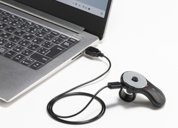 Мышь Sanwa Finger Mouse подзаряжается с помощью прилагаемого зарядного кабеля при подключении к порту USB-A компьютера или к источнику питания USB. (Источник изображения: Sanwa Supply)