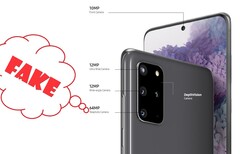 Samsung утверждает, что в Galaxy S20 и Galaxy S20+ есть телеобъективы, но это не так. (Источник: Samsung)