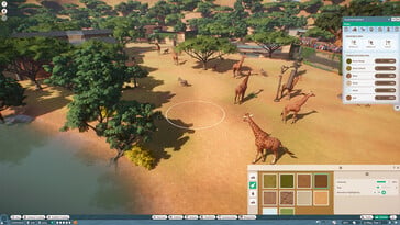 На снимке: скриншот игрового процесса из игры «Planet Zoo».