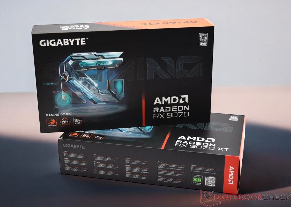 Gigabyte Radeon RX 9070 XT Gaming OC и Gigabyte Radeon RX 9070 Gaming OC