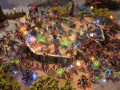 Действие Stormgate происходит в научно-фантастическом будущем, где Земля борется с межпространственными угрозами. На картинке - внутриигровой скриншот. (Источник изображения: Steam)