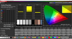 CalMAN ColorChecker (после калибровки)