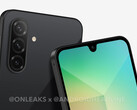 Модель Galaxy A26 имеет знакомый дизайн. (Источник изображения: Android Headlines &amp; @OnLeaks)