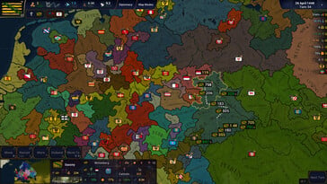 На изображении: скриншот игрового процесса из игры «Age of History 2: Definitive Edition».