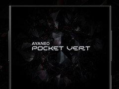 Pocket Vert будет оснащен 3,5-дюймовым ЖК-экраном. На фото: тизер игрового портативного компьютера. (Источник изображения: Ayaneo - отредактировано)