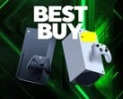Баннер Best Buy с изображением консолей Xbox