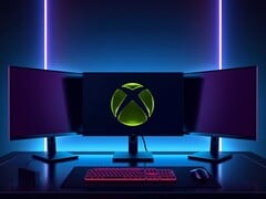Режим Xbox Mode показан в игровой системе с несколькими мониторами
