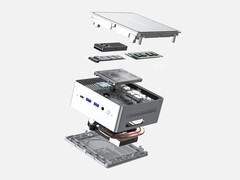 Покомпонентное изображение Minisforum NAB9. (Источник изображения: Minisforum)