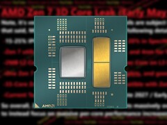 Текущая серия процессоров AMD Ryzen 9000 оснащена двумя ПЗС с 8 ядрами в каждой. (Источник изображения: AMD, Закон Мура мертв)