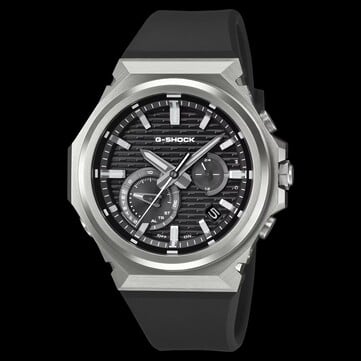 Модель GST-B1000-1A оснащена черным ремешком из смолы Dia Land