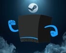 На снимке показана «Steam Machine», проносящаяся сквозь дым