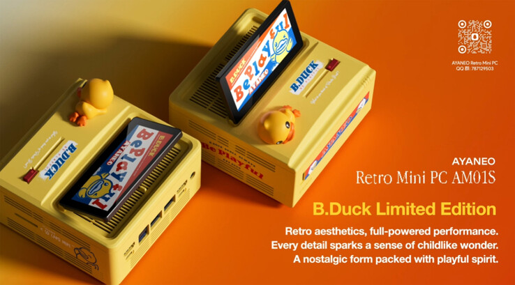 Модель Ayaneo AM01S также будет доступна в цветовом варианте B.Duck Limited Edition. (Источник изображения: Ayaneo)