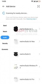 Снимки экрана из Realme Link (Изображение: Twitter, GSMArena)