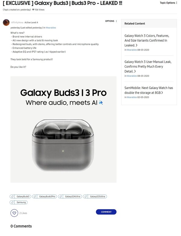 (Источник изображения: Samsung Community через @chunvn8888)