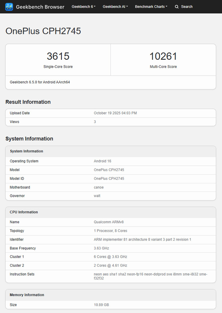 (Источник изображения: Geekbench)