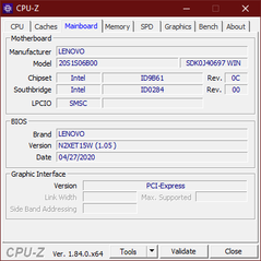 CPU-Z mainboard