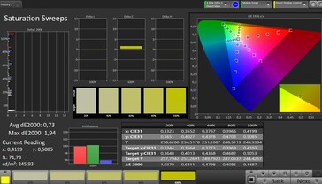 CalMAN Saturation – Стандартный режим