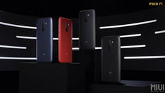 Poco F1 будет доступен в расцветках Rosso Red, Steel Blue, Graphite Black и специальной версии Armored Edition. (Изображение: Xiaomi)