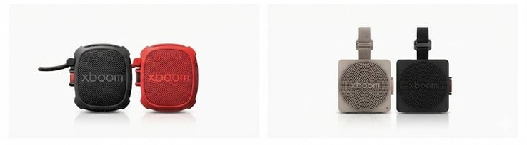 На фото: LG Xboom Mini (справа) и Xboom Rock (слева). Источник изображения: LG