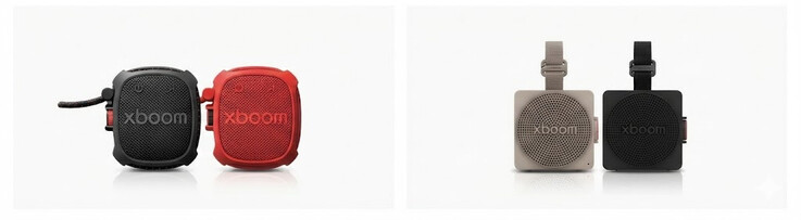 На фото: LG Xboom Mini (справа) и Xboom Rock (слева). Источник изображения: LG