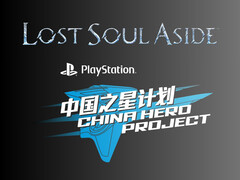Показаны логотипы Lost Soul Aside и PlayStation China Hero Project (Источник изображения: Sony PlayStation YouTube с правками)