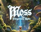 Официальная рекламная иллюстрация к игре Moss: The Forgotten Relic.