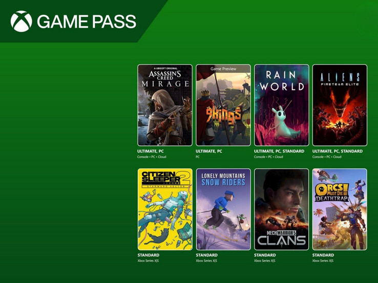 Последние игры Xbox Game Pass добавлены в сервис (Источник изображения: Xbox Wire с правками)