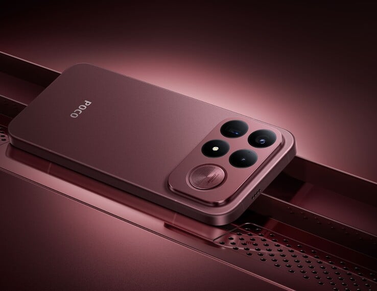 POCO F9 Ultra в цвете «Тёмная вишня».
