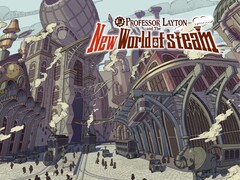 Официальное изображение игры Professor Layton and the New World of Steam. (Источник изображения: Nintendo)