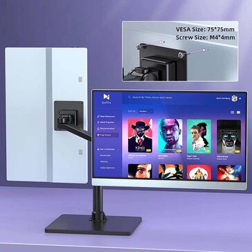 Портативный 15-дюймовый монитор совместим с креплениями VESA