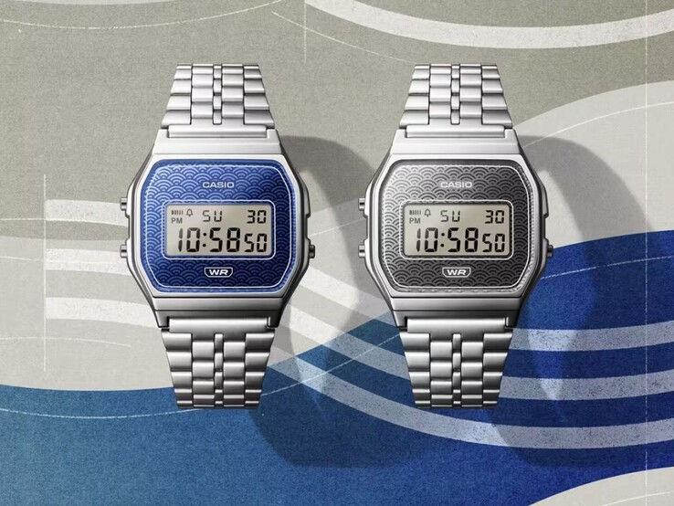 Часы Casio A159WEVJ-2 (слева) и A159WEVJ-7 (справа)
