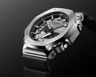 Крупный план циферблата часов Casio G-Shock x Mandalorian.
