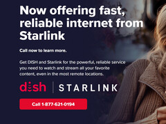 DISH начинает предлагать спутниковый Интернет Starlink. (Источник изображения: DISH)