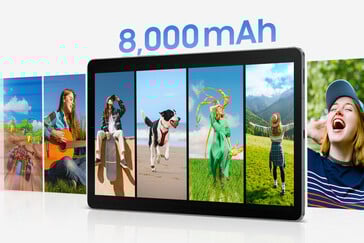 Samsung Galaxy Tab S10 Lite может похвастаться батареей емкостью 8 000 мАч (Источник изображения: Samsung)