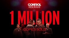 Баннер, сообщающий о продаже 1 миллиона копий Control Resonant