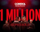 Баннер, сообщающий о продаже 1 миллиона копий Control Resonant