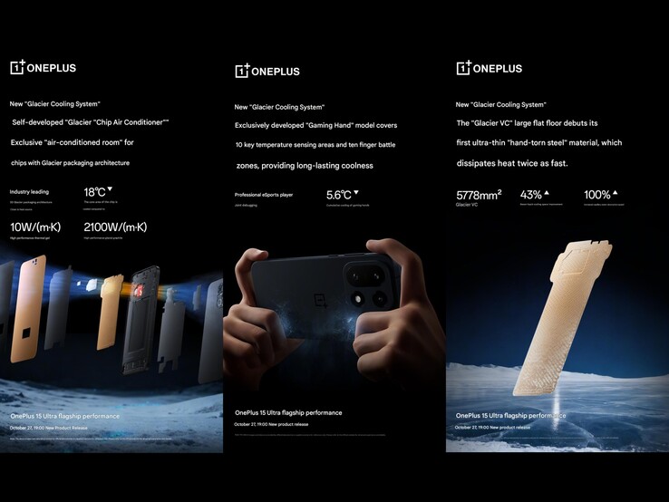 Поломка системы охлаждения в OnePlus 15. (Источник изображения: OnePlus на Weibo, Google image tanslated)