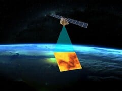 Изображение, иллюстрирующее спутник MethaneSAT. (Источник изображения: MethaneSAT - EDF)