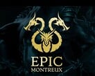 Ключевое визуальное изображение для фестиваля Epic Montreux 2027, организованного компанией Helvepic.